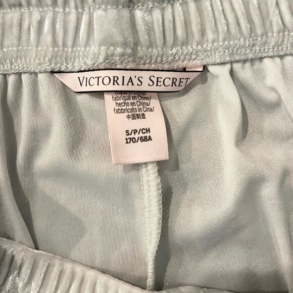 VICTORIA’S Secret Pearl Crushed Velvet Pajama Jogger Pant Size S $44 - Picture 7 of 10